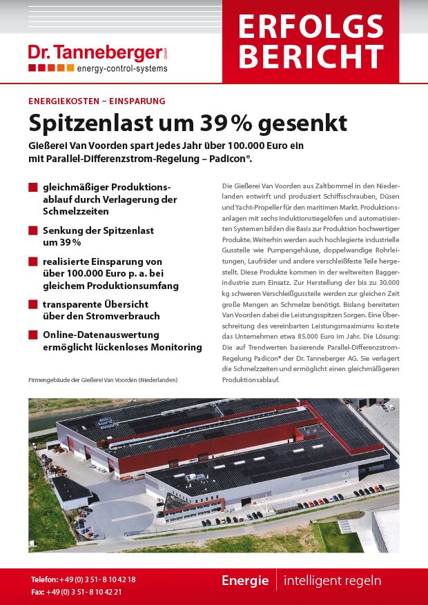 Gießerei Van Voorden Erfolgsbericht