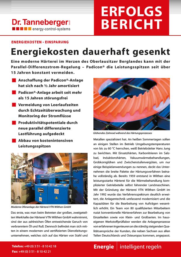 Härterei Wilthen Erfolgsbericht